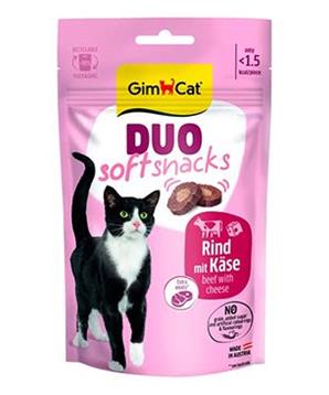 GimCat Duo Soft Snacks hovězí se sýrem 