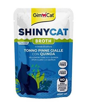 Gimcat ShinyCat kapsa tuňák žlut.s quinoa ve vývaru