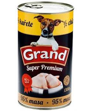 GRAND konz. pes Extra s 1/2 kuřete 