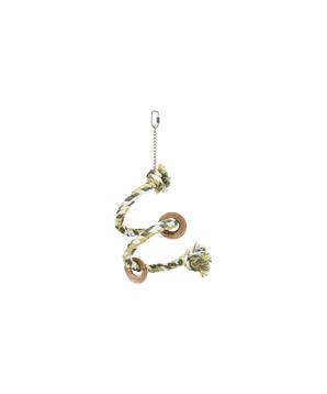 Houpačka bavlněné lano spirála 50 cm