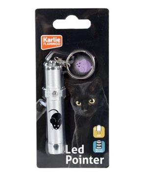 Hračka kočka LED světlo laser motiv MYŠ 8 cm