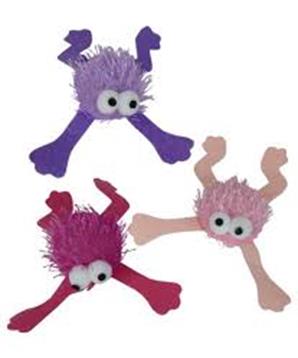 Hračka kočka - žaba plyšová, mix barev