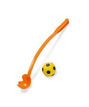 Hračka pes Házedlo 64cm oranž./červ. KAR