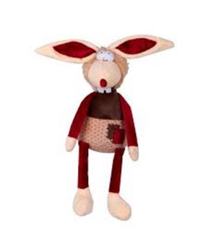 Hračka pes - plyšový králík pískací