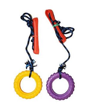 Hračka pes Pneumatika aportovací Vanilková