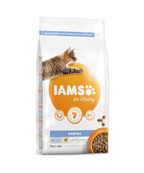 IAMS for Vitality Dental Cat Food with Fresh Chicken