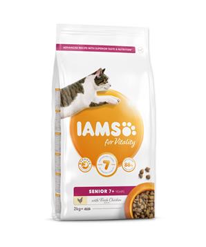 IAMS for Vitality Senior Cat Food with Fresh Chicken 