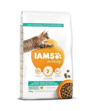 IAMS for Vitality Weight Control Cat Food with Fresh Chicken