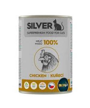IRONpet Silver Cat Kuřecí 100% masa, konzerva