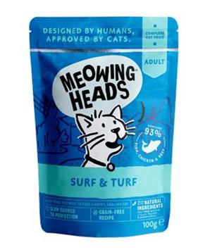 Kapsička MEOWING HEADS Surf & Turf