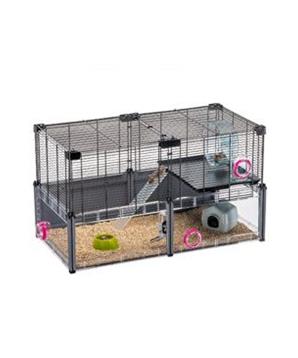 Klec MULTIPLA HAMSTER s výbavou křeček  FP