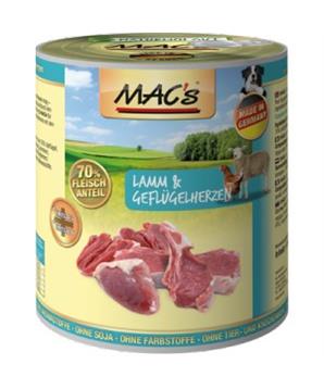 Konz. MACs Dog JEHNĚ a DRŮBEŽÍ SRDCE s rýží