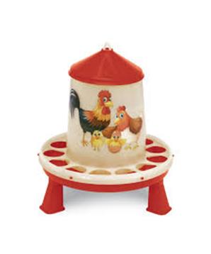 Krmítko pro drůbež s nožičkami (edice šťastné slepice)