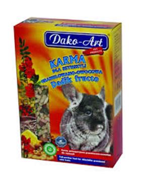 Krmivo s ovocem činčila Dako