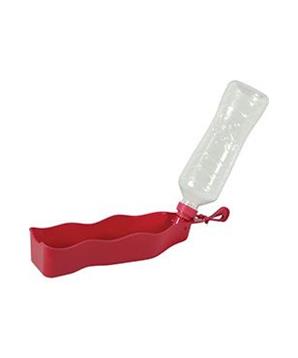 Lahev skládací BIVOUAK 450ml plast červená Zolux