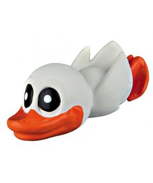 Latexová kačenka bílá, letící, plněná
