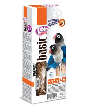 LOLO SMAKERS 2 klasy medové pro agapornisy 90 g