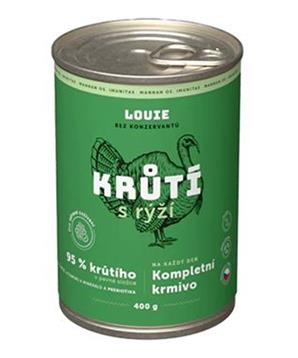 Louie Dog konz. Krůtí s rýží a prebiotiky 
