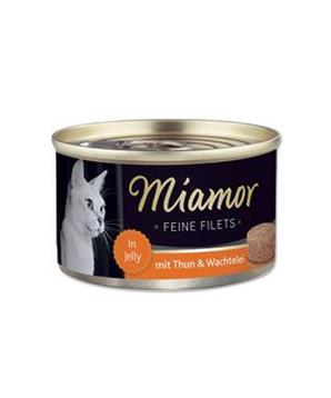 Miamor Cat Filet Konzerva Tuňák+Křepelčí Vejce