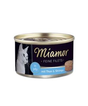 Miamor Cat Filet Konzerva Tuňák+Krevety 