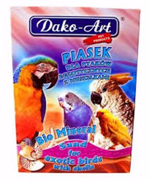 Minerální písek pták s mušlemi Dako