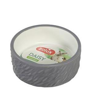 Miska keramická DAISY hlodavec 200ml šedá Zolux