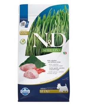 N&D SPIRULINA DOG Adult Mini Lamb & Wolfberry 