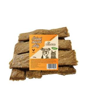 NATURECA pochoutka Masové pláty - Kuře,  100%maso 100g