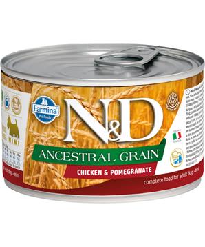 N&D DOG LOW GRAIN Adult Chicken &Pomegranate Mini