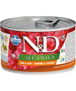 N&D DOG QUINOA Herring & Coconut Mini