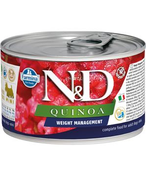 N&D DOG QUINOA Weight Mnmgmt Lamb & Brocolli Mini