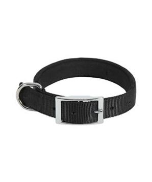 Obojek pes SOFT NYLON černý 20mm/40cm Zolux