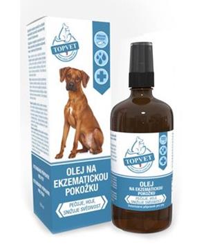 Olej na ekzematickou pokožku pro psy TOPVET