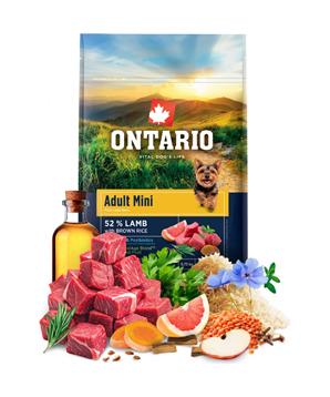 Ontario Adult Mini Lamb & Brown Rice