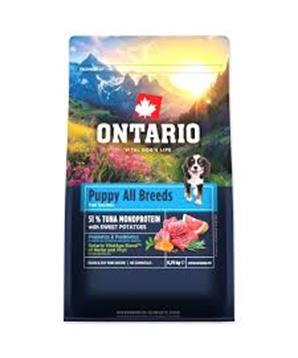 Ontario Puppy & Junior All Breeds Monoprotein Tuna & Sweet Potatoes