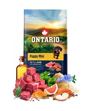 Ontario Puppy Mini Lamb & Brown Rice