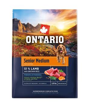 Ontario Senior Medium Lamb & Brown Rice