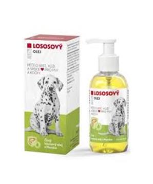 Péče o srst,kůži,srdce pro psy,kočky los.olej