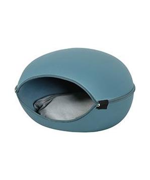 Pelech se stříškou LOUNA pro kočky modrá Zolux