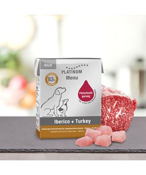 Paštika Platinum Natural Menu Iberico + Turkey