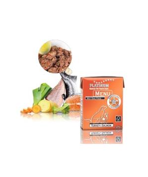 Paštika Platinum Natural Menu Turkey & Salmon - Krocan & Losos