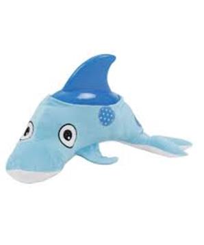 Plyšová hračka s gumou Delfín