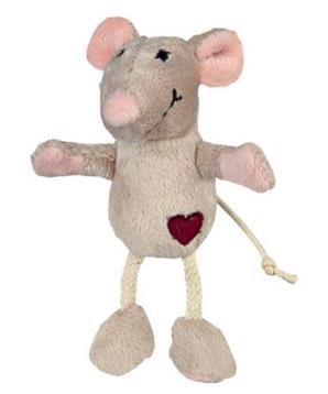 Plyšová myš se srdíčkem