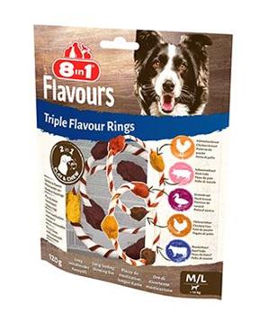 Pochoutka 8in1 Triple Flavour Rings M/L 