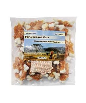 Pochoutka Kalciová kost 5cm s kuřecím masem