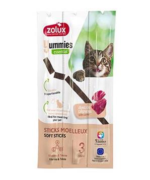 Pochoutka kočka YUMMIES jehněčí s rýží  Zolux