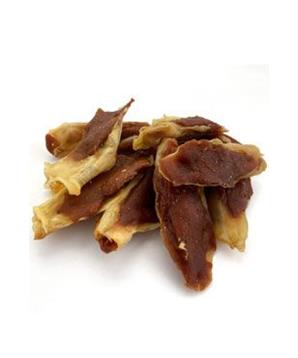 Pochoutka Králičí ucho obalené kachním masem 