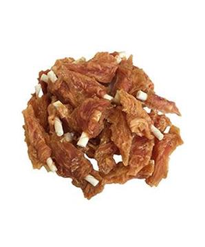 Pochoutka Kuřecí filety na tyčce buvolí kůže 