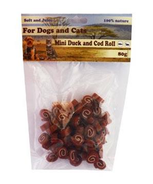 Pochoutka Mini rolka kachna s treskou 
