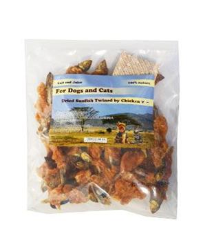 Pochoutka Rybička 6cm omotaná kuřecím masem